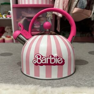 💖 Barbie The Movie Tea Kettle | Pink & White Striped | Barbiecore 💖